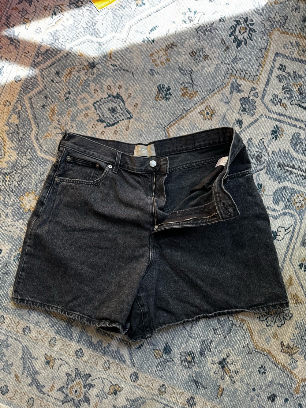 Everlane Black Classic Jean Shorts